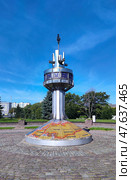 "Мировые часы", г. Калининград (2024 год). Редакционное фото, фотограф Ирина / Фотобанк Лори