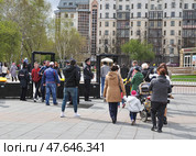 Город Тюмень. Пункт пропуска в место проведения общественных мероприятий (2017 год). Стоковое фото, фотограф Александр Тараканов / Фотобанк Лори