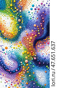 Dreamlike pointillism a vibrant abstract art piece. Стоковое AI-изображение, AI-художник Андрей Бакусов / Фотобанк Лори