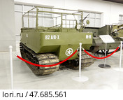 Гусеничный транспортер-амфибия Studebaker M29 Weasel. Музей военной техники. Музейный комплекс УГМК, Верхняя Пышма (2021 год). Редакционное фото, фотограф Алексей Иванов / Фотобанк Лори