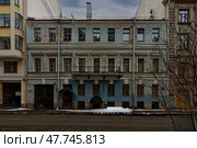 Особняк Пальгуновой, 1840. Архитектор: Александр Павлович Брюллов. Санкт-Петербург, 4-ая Советская (Рождественская), дом 7. Редакционное фото, фотограф Александр Селезнев / Фотобанк Лори