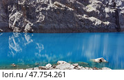 Beautiful lake in Fann mountains. Pamir-Altay in Tajikistan. Стоковое фото, фотограф Николай Евсюков / Фотобанк Лори