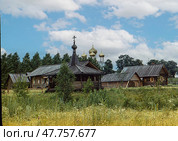 Костромская слобода (Музей деревянного зодчества в Костроме) Редакционное фото, фотограф Владимир Моторин / Фотобанк Лори