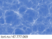 Blue water surface background with soft light caustics reflections ideal for pool texture ocean design summer freshness or relaxing scenes. Стоковое фото, фотограф Павел Муравьев / Фотобанк Лори
