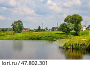 Река Юрга. Село Юргинское. Тюменская область (2016 год). Стоковое фото, фотограф Александр Тараканов / Фотобанк Лори