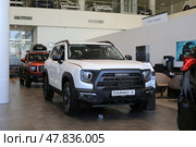 Автомобиль HAVAL DARGO X в автосалоне Авторусь. Московская область, Подольск, пр-т Юных Ленинцев, дом 1И. Редакционное фото, фотограф Яна Королёва / Фотобанк Лори
