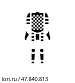 armor byzantine glyph icon vector illustration. Стоковая иллюстрация, иллюстратор Vectorwin / Фотобанк Лори