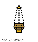 censer byzantine color icon vector illustration. Стоковая иллюстрация, иллюстратор Vectorwin / Фотобанк Лори