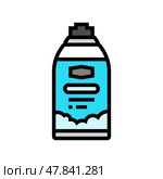 odor eliminator car care color icon vector illustration. Стоковая иллюстрация, иллюстратор Vectorwin / Фотобанк Лори