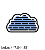 word cloud nlp color icon vector illustration. Стоковая иллюстрация, иллюстратор Vectorwin / Фотобанк Лори