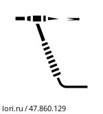 welding machine glyph icon vector illustration. Стоковая иллюстрация, иллюстратор Vectorwin / Фотобанк Лори