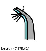 false eyelashes holding tweezer color icon vector illustration. Стоковая иллюстрация, иллюстратор Vectorwin / Фотобанк Лори