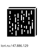 compreg timbers glyph icon vector illustration. Стоковая иллюстрация, иллюстратор Vectorwin / Фотобанк Лори