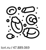 autoimmune hemolytic anemia ill line icon vector illustration. Стоковая иллюстрация, иллюстратор Vectorwin / Фотобанк Лори
