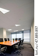 Modern office interior. Meeting room. Стоковое AI-изображение, AI-художник Iva Noel / Фотобанк Лори