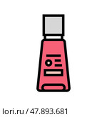 resurfacing body serum color icon vector illustration. Стоковая иллюстрация, иллюстратор Vectorwin / Фотобанк Лори