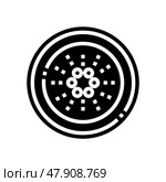 cardano cryptocurrency glyph icon vector illustration. Стоковая иллюстрация, иллюстратор Vectorwin / Фотобанк Лори