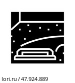 floor screed glyph icon vector illustration. Стоковая иллюстрация, иллюстратор Vectorwin / Фотобанк Лори