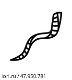 shofar horn jewish line icon vector illustration. Стоковая иллюстрация, иллюстратор Vectorwin / Фотобанк Лори