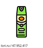 insect repellant glamping color icon vector illustration. Стоковая иллюстрация, иллюстратор Vectorwin / Фотобанк Лори