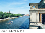 Вид на Рыбную деревню с Ленинского моста Калининград (2022 год). Стоковое фото, фотограф Людмила Карташова / Фотобанк Лори