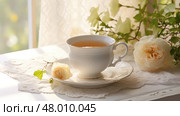 coffee white tea drink elegant ai generated. Стоковое AI-изображение, AI-художник Vectorwin / Фотобанк Лори
