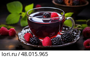 health healthy tea drink antioxidant ai generated. Стоковое AI-изображение, AI-художник Vectorwin / Фотобанк Лори