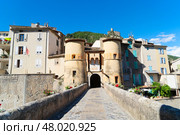 entrance gate of Entrevaux. Стоковое фото, фотограф Anastasy Yarmolovich / Фотобанк Лори