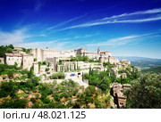 panorama of Gordes. Стоковое фото, фотограф Anastasy Yarmolovich / Фотобанк Лори