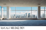 desolate empty business background ai generated. Стоковое AI-изображение, AI-художник Vectorwin / Фотобанк Лори
