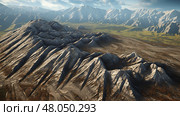 valley fault block mountains ai generated. Стоковое AI-изображение, AI-художник Vectorwin / Фотобанк Лори