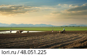 sediment alluvial plains landscape ai generated. Стоковое AI-изображение, AI-художник Vectorwin / Фотобанк Лори