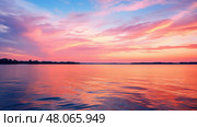 cobalt color sky background ai generated. Стоковое AI-изображение, AI-художник Vectorwin / Фотобанк Лори