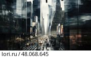 architecture buildings city ai generated. Стоковое AI-изображение, AI-художник Vectorwin / Фотобанк Лори