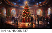 occasion holiday party text ai generated. Стоковое AI-изображение, AI-художник Vectorwin / Фотобанк Лори