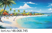 travel holiday boarders ai generated. Стоковое AI-изображение, AI-художник Vectorwin / Фотобанк Лори