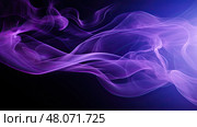 wafting black purple smoke ai generated. Стоковое AI-изображение, AI-художник Vectorwin / Фотобанк Лори