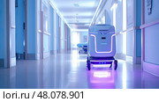technology uv light in hospital ai generated. Стоковое AI-изображение, AI-художник Vectorwin / Фотобанк Лори