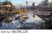 toxins environment chemical plant ai generated. Стоковое AI-изображение, AI-художник Vectorwin / Фотобанк Лори
