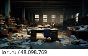 lonely empty offices ai generated. Стоковое AI-изображение, AI-художник Vectorwin / Фотобанк Лори
