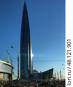 Лахта Центр, г. Санкт-Петербург (2022 год). Редакционное фото, фотограф Ирина / Фотобанк Лори