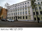 Научно-исследовательский радиофизический институт в Нижнем Новгороде. Здание национального исследовательского Нижегородского государственного университета им. Н.И. Лобачевского. Редакционное фото, фотограф Константин Григорьев / Фотобанк Лори