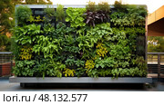 irrigation garden technology ai generated. Стоковое AI-изображение, AI-художник Vectorwin / Фотобанк Лори
