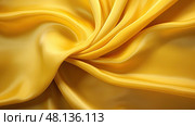 luxurious yellow background silk ai generated. Стоковое AI-изображение, AI-художник Vectorwin / Фотобанк Лори