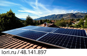 solar rechargeable battery ai generated. Стоковое AI-изображение, AI-художник Vectorwin / Фотобанк Лори