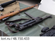 Syktyvkar, Komi, Russia, May 1, 2025, Weapons, rifles of the 2nd World War, Редакционное фото, фотограф Александр Поташев / Фотобанк Лори
