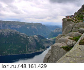 Preikestolen (2008 год). Редакционное фото, фотограф Александр Карпенко / Фотобанк Лори