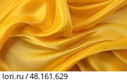 fabric yellow background silk ai generated. Стоковое AI-изображение, AI-художник Vectorwin / Фотобанк Лори
