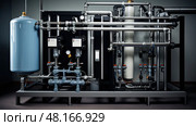 osmosis water treatment equipment ai generated. Стоковое AI-изображение, AI-художник Vectorwin / Фотобанк Лори
