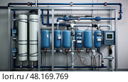 reverse water treatment equipment ai generated. Стоковое AI-изображение, AI-художник Vectorwin / Фотобанк Лори